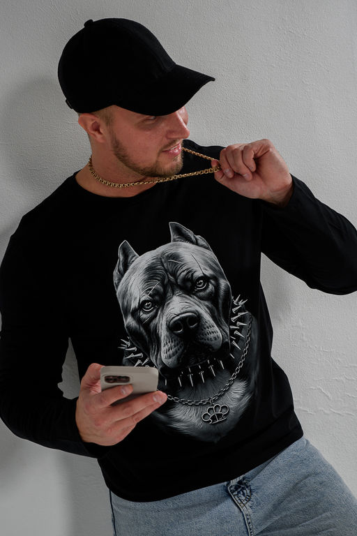 8514/1 Футболка с длинным рукавом мужская