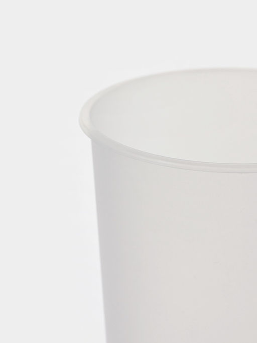 Цена за 2 шт. Стаканы одноразовые Bubble cup, набор 10 шт., 650 мл, d=9 см, h=18 см, пластик, матовые, прозрачные