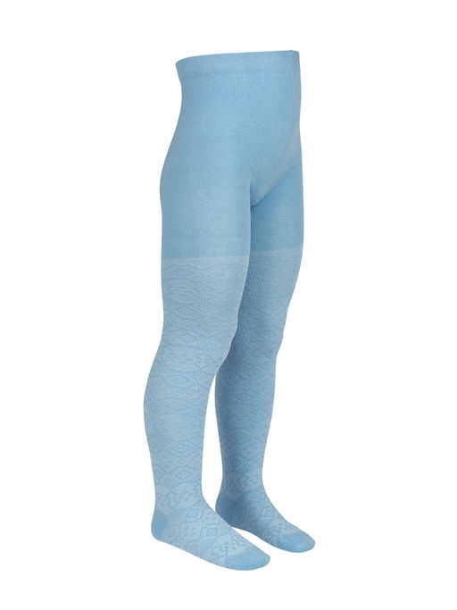 OMSA kids Collant 12A11-3 с ажурным рисунком - blu chiaro  фото 3