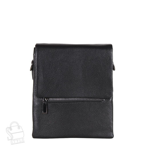 Сумка мужская кожаная 004-3QH black Heanbag