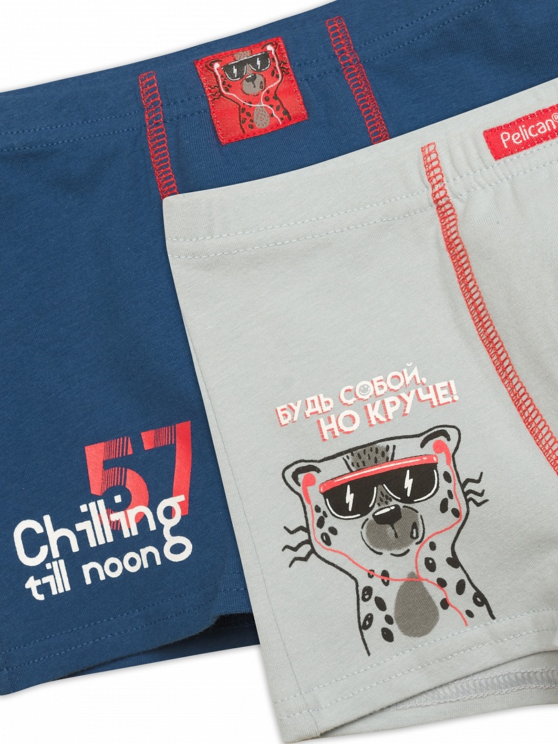 BUHB3271(2шт. в упаковке) трусы для мальчиков - Pelican фото 2