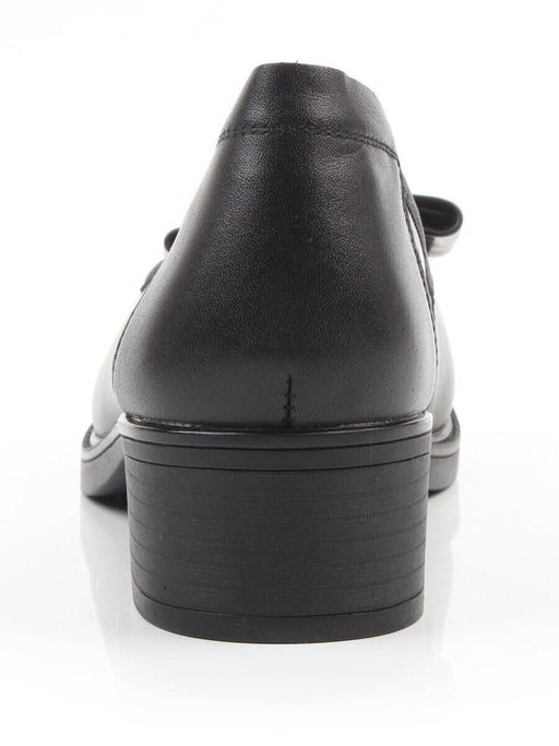 06-DYL74-1 BLACK Туфли женские (натуральная кожа)