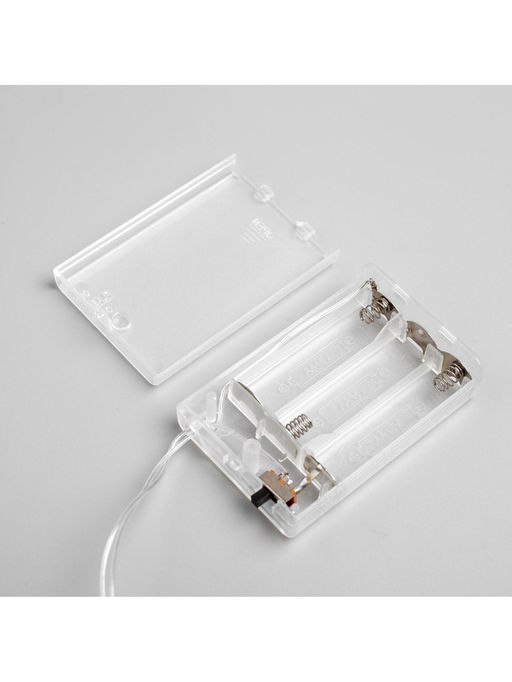 Гирлянда Нить 3 м с насадками Звёзды, IP20, прозрачная нить, 20 LED, от батареек АА?3, свечение мульти - Luazon lighting фото 7