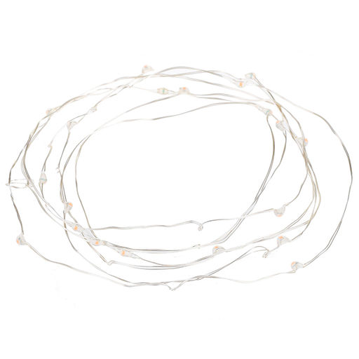 Электрогирлянда Роса 2 м, 20 ламп, на батарейках, холодный