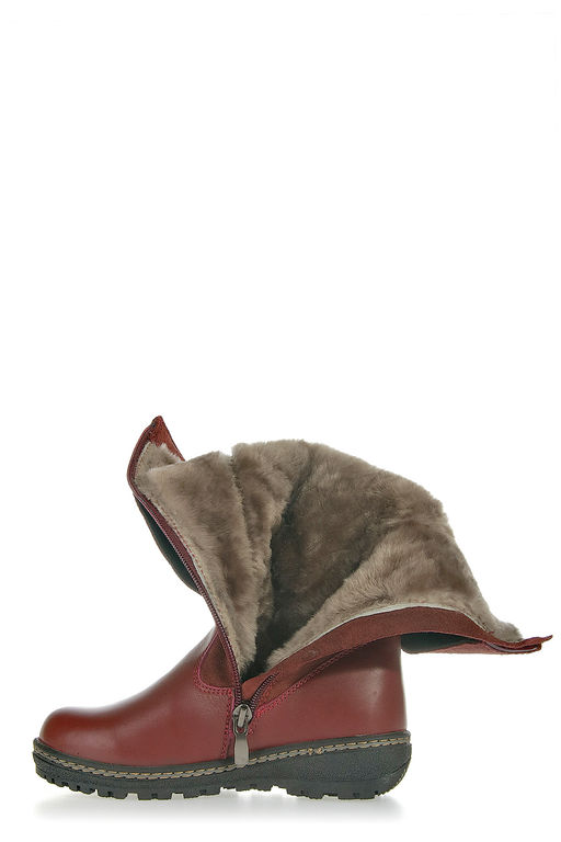 Сапоги школьные утепленные ZEBRA