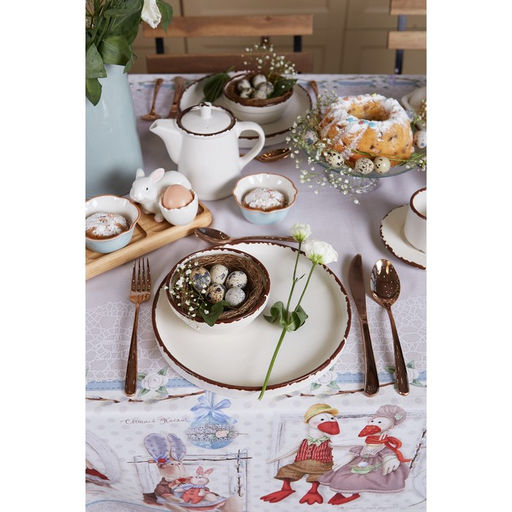 Скатерть Этель Пасхальные Тильды 110х147 см, 100% хл, саржа 190 гр/м2  фото 20