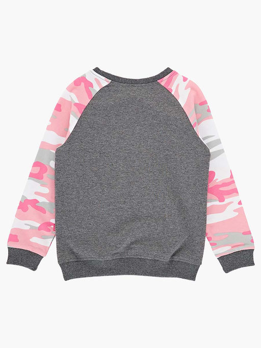 Толстовка для девочки UD 2072 сер/роз - Mini maxi фото 5