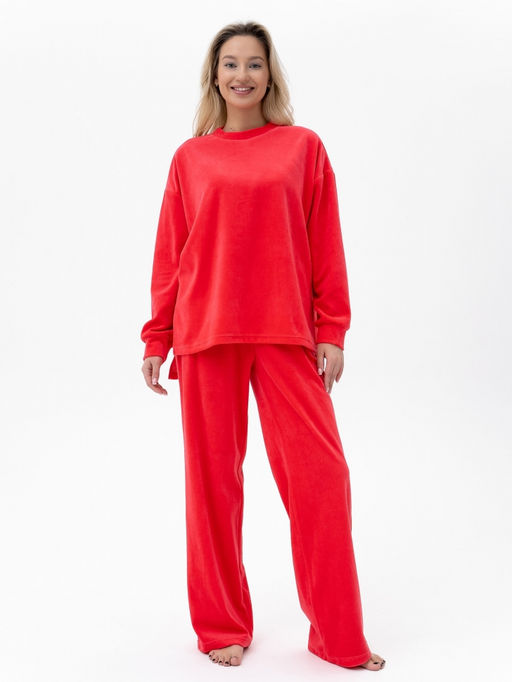 Костюм велюр ,коралловый - Binita фото 3