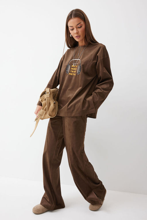 Костюм LYUSHe 4182 коричневый