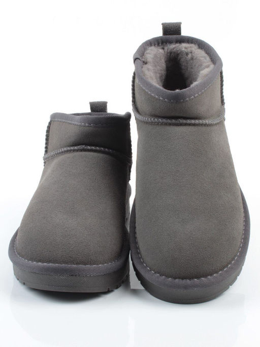 04-PF8300-5 GRAY Угги женские (натуральная замша, 100% шерсть)