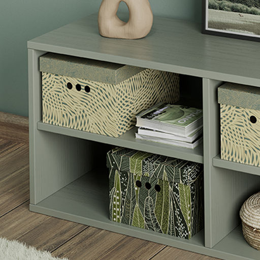 VAL MM-BC-4Smix Короба картонные, 25*33*18.5 см, набор 4 шт., 2 цвета, MONET MORNING, шт