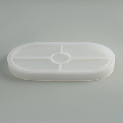 Подставка из гипса. Набор для создания поддона с красками «Овал»