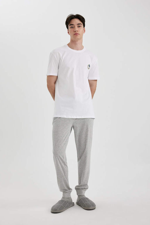 Regular Fit Cepli Pijama Alt? - Defacto фото 3