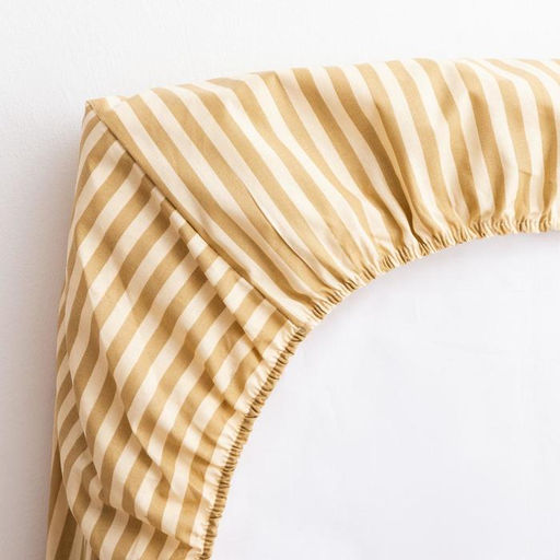 Постельное белье Этель 2сп Полоса 175*215, 160*200*25, 50*70-2 шт, цв.бежевый.  фото 4