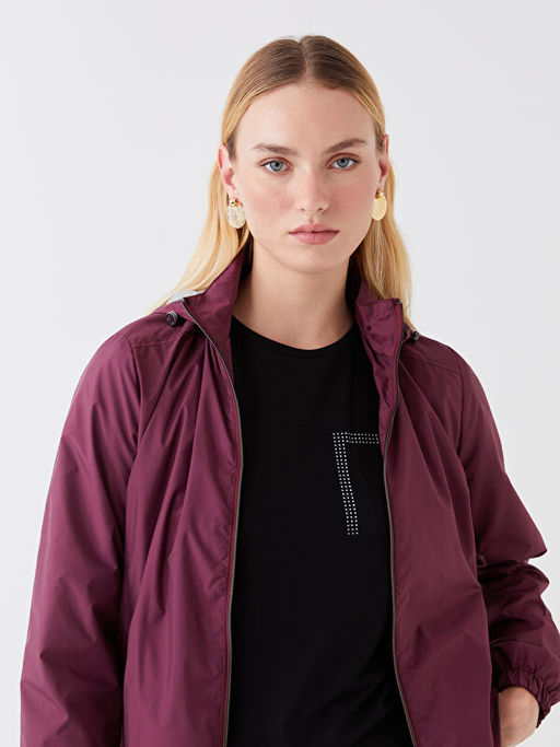 Kap??onlu D?z Uzun Kollu Kad?n Ya?murluk - Waikiki фото 3