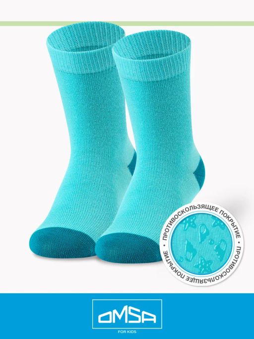 (Omsa) Calzino 21P50 ABC (ЧЗ) turchese