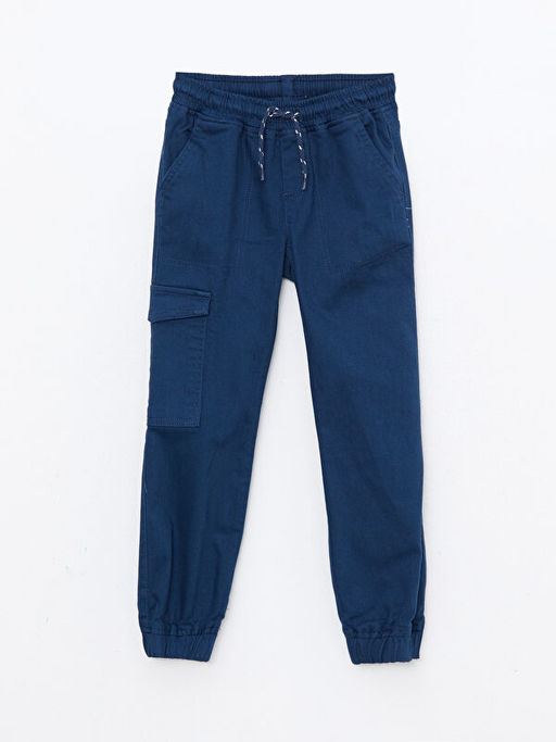 Beli Lastikli Basic Gabardin Erkek ?ocuk Kargo Pantolon