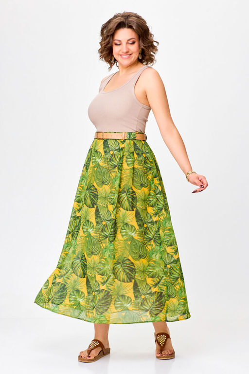 Блуза Swallow 803.2 черный+серебряный узор фото 189