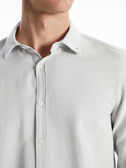 Slim Fit Uzun Kollu Arm?rl? Erkek G?mlek