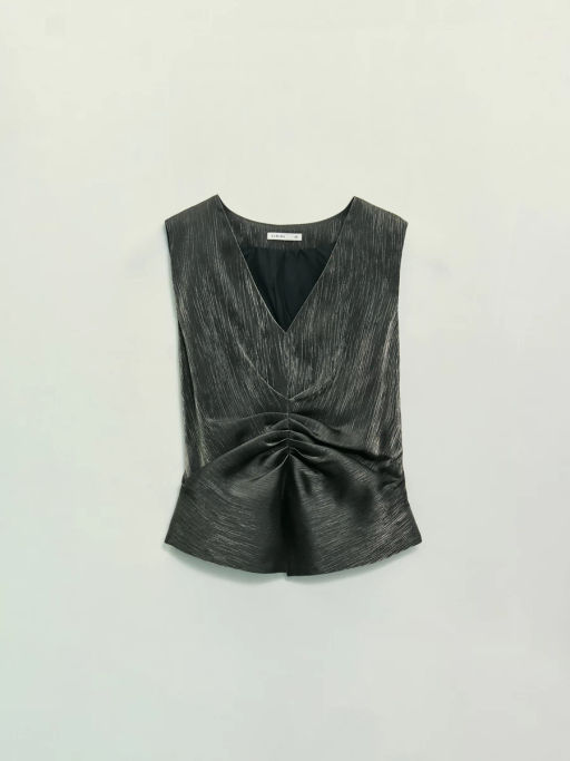 Жилет с драпировкой / Zarina