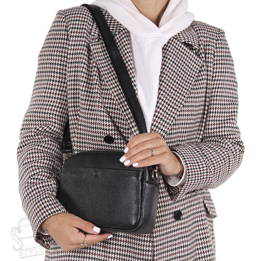 Сумка женская кожаная 8080NN black Natale Navetta  фото 2