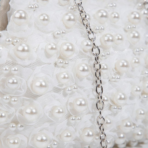 Сумка-клатч на фермуаре, цвет белый - Simaland фото 5