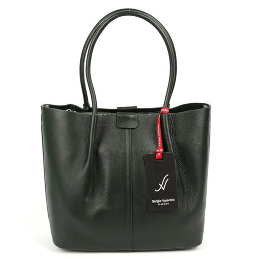 Женская кожаная сумка Sergio Valentini SV-12863 Грин  фото 2