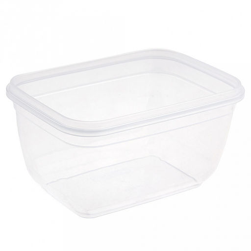 Контейнер для продуктов пластмассовый Мастер 1л, глубокий, прямоугольный, с клипсами, воздухонепроницаемый (герметичный), съемный силиконовый уплотнитель, подходит для СВЧ, цвета микс (Россия) - Домашняя мода фото 6