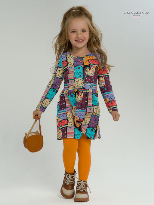 Платье Эля коты в горошек - Sovalina фото 15