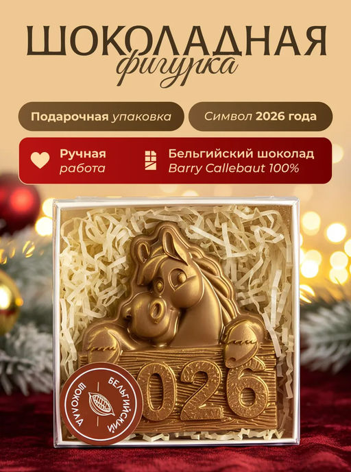 Шоколадная фигурка Конь 2026 - Век Шоколада фото 3