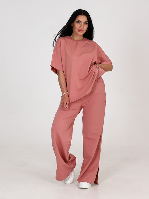 СК-2310 ЖЕНСКИЙ СПОРТИВНЫЙ КОСТЮМ (Персиковый) - А-дина фото 3