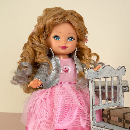 HobbyBe HAR-9 Тресс для кукол 15 см 100 см 27 г 31 оранжевый, серый