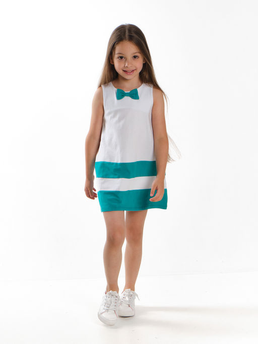 Платье для девочки UD 2844 изумрудный - Mini maxi фото 3