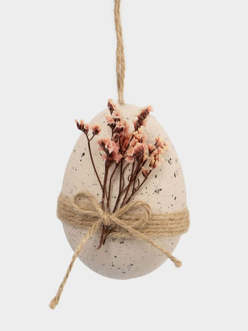 Подвеска, пасхальное яйцо, 9 см, пластик, сиреневая, Веточки, Interior Easter - Anna lafarg фото 7