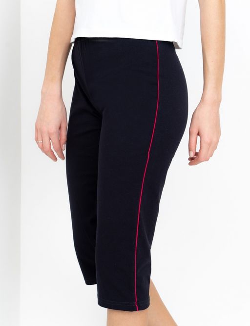 Бриджи хлопок 95%, лайкра 5%,темно-синие