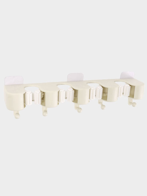 Держатель для швабр настенный самоклеящийся, 4 отделения, 3366 см - Simaland фото 2