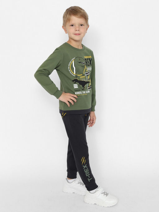 CRB wear/CWKB 63709-35-387 Джемпер для мальчика,хаки/Ex.Cherubino  фото 2