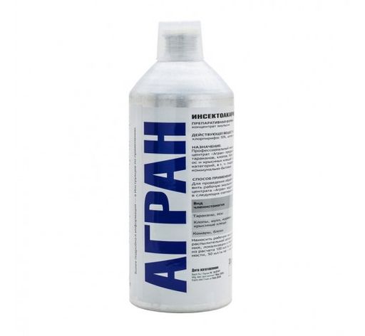 Агран (1л) ср-во для обработки дачного участка от комаров и др.насекомых