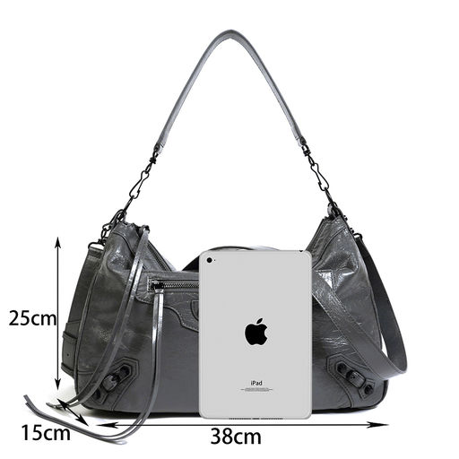 Женская сумка, кожа, MIRONPAN 521205 Серый