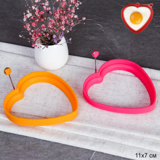 Форма для яичницы силиконовая/ F-162 /уп 200/Сердце - Галеонтрейд фото 7