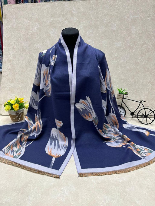 Мягкий палантин из кашемира мультицвет