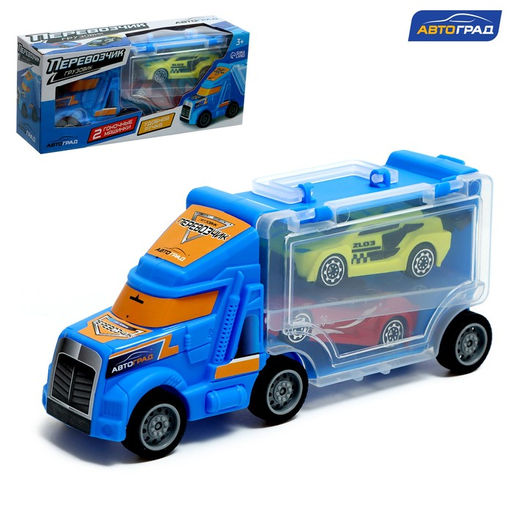 Грузовик Перевозчик, 2 машины, цвет МИКС