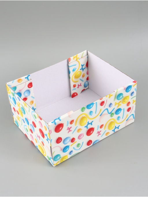 Коробка складная «Шарики», 31 х 25,5 х 16 см