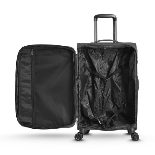 Чемодан (комплект из 3-х) , ткань, 50128 Черный