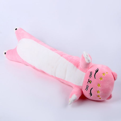 Подушка - подголовник для путешествий Котик, мягкая игрушка, 70 см - Milo toys фото 3