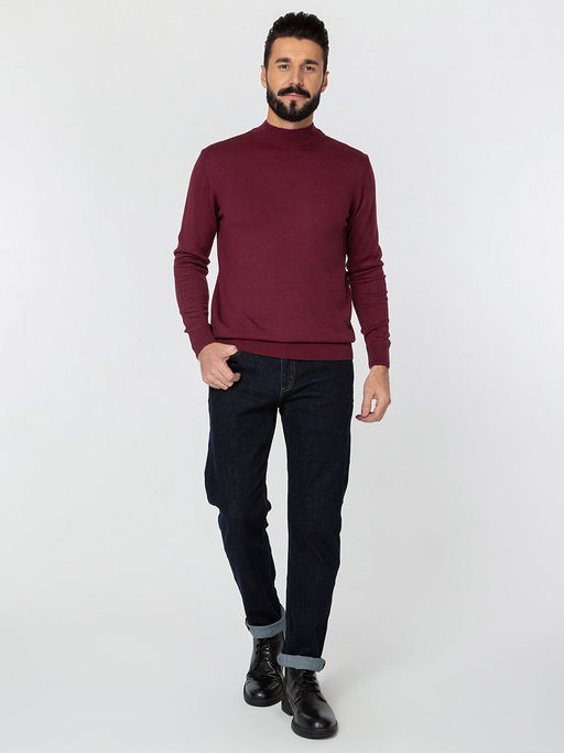 Джемпер мужской CASINO c122-RR23 бордовый фото 5