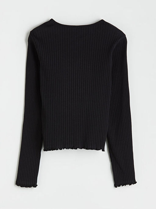 Bisiklet Yaka K?z ?ocuk Ti??rt - Waikiki фото 6