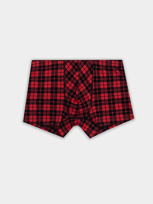 Цена за 2 штуки! Трусы боксеры мужские в клетку - Mark formelle фото 6