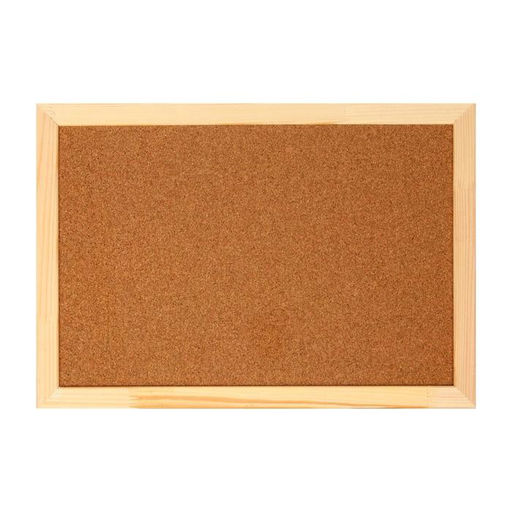 Доска пробковая А3, 30×45 см, Calligrata, в деревянной раме