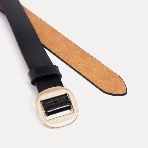 Ремень женский, ширина 3 см, пряжка метал, цвет чёрный - Simaland фото 2